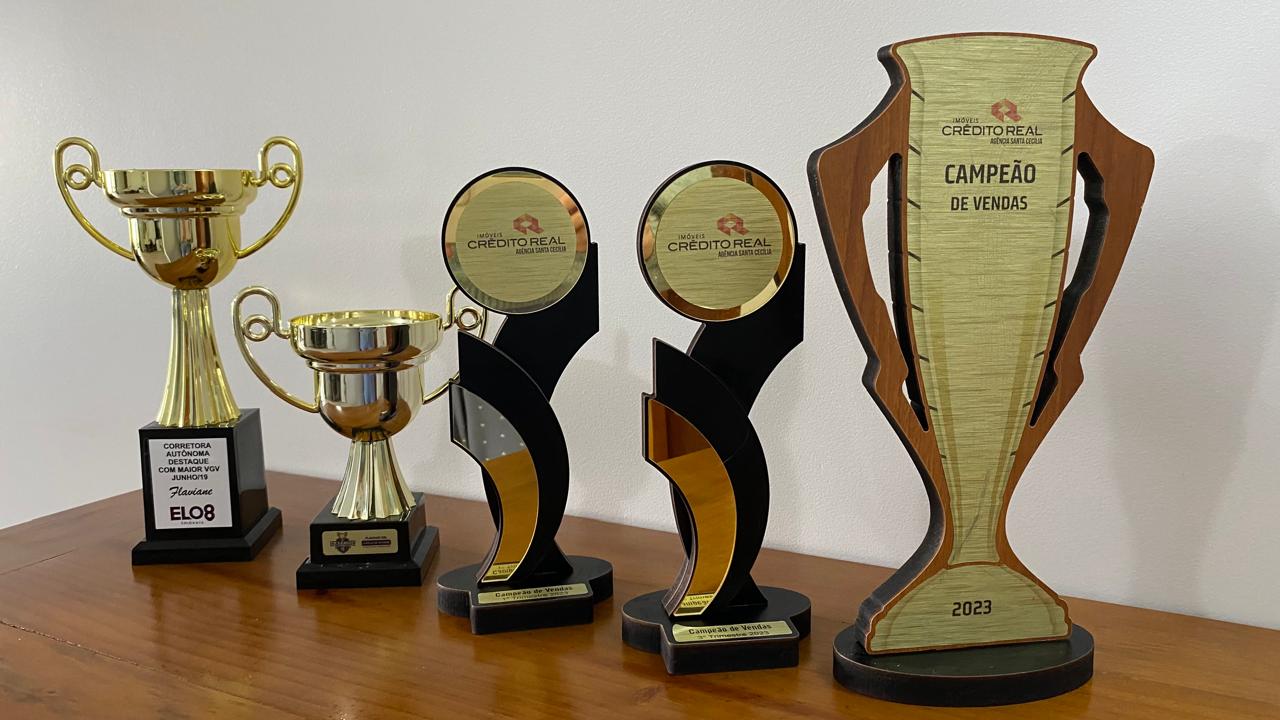 Troféus e prêmios conquistados por Flaviane Viel ao longo da carreira